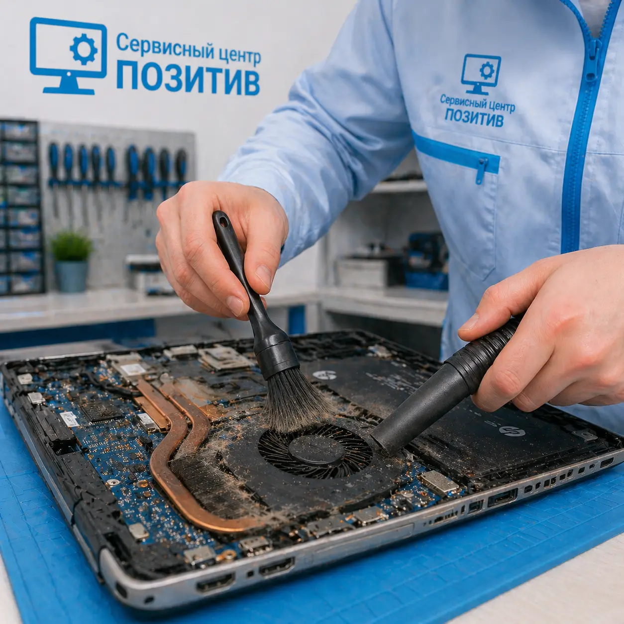 чистка ноутбука HP в Ялте