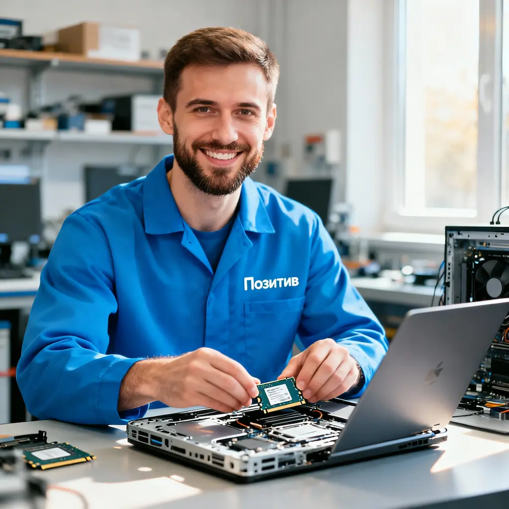 заменить HDD на SSD на ноутбуке в Ялте