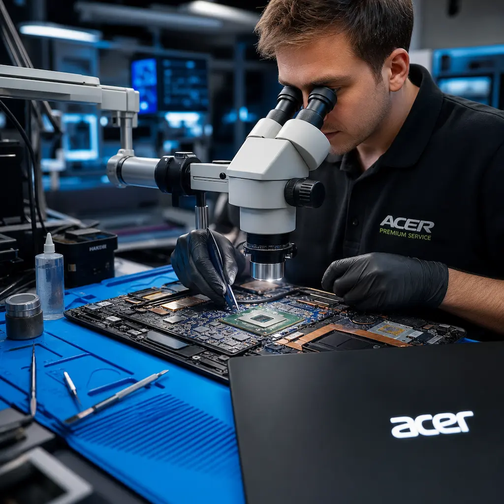 Замена видеокарты ноутбука Acer в Ялте