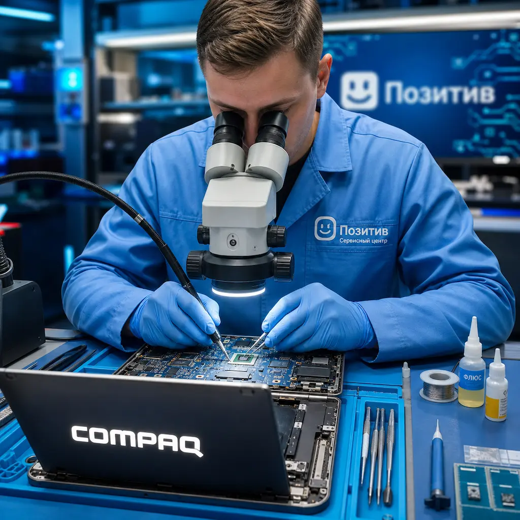Замена видеокарты ноутбука Compaq в Ялте