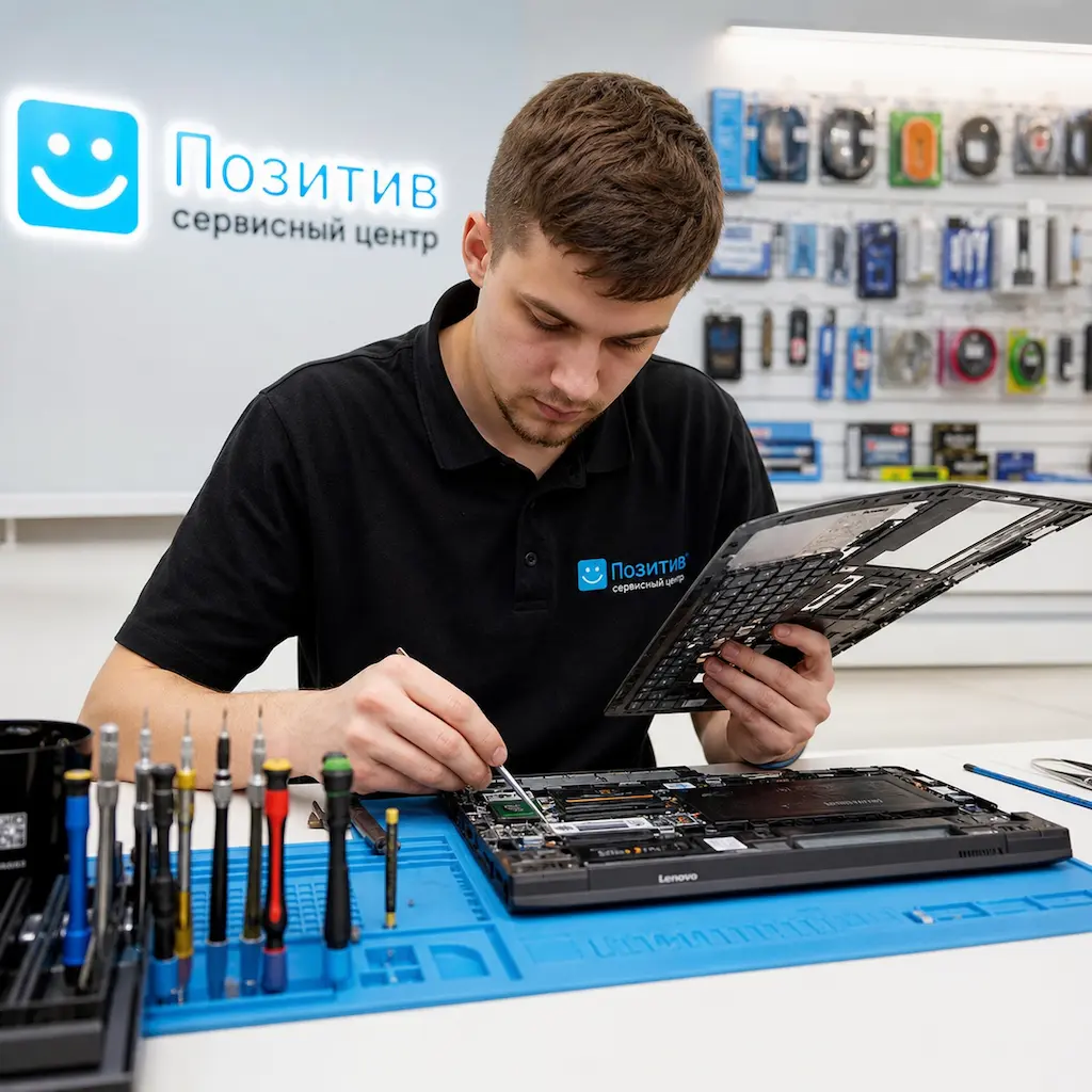 заменить клавиатуру на ноутбуке Lenovo в Ялте
