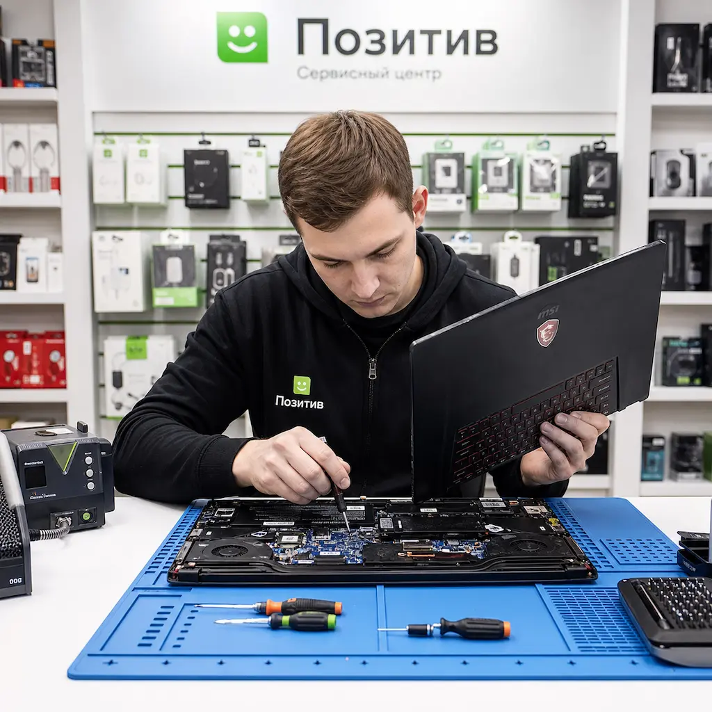 заменить клавиатуру на ноутбуке MSI в Ялте