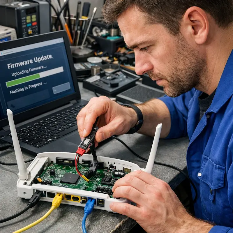 Обновление прошивки роутера в Ялте