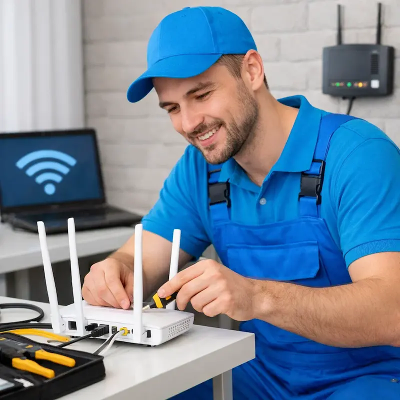 Настройка Wi - Fi в Ялте