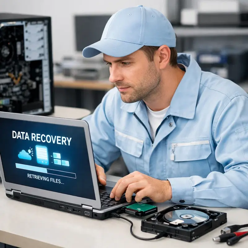 Восстановление данных и файлов в Ялте