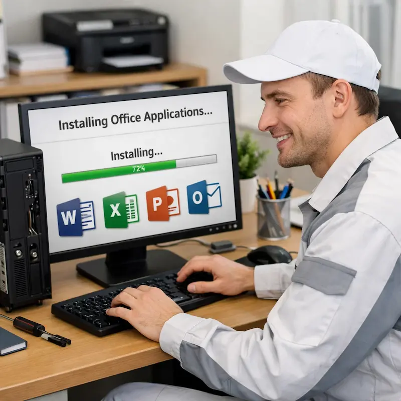 Установка и настройка программ на компьютере в Ялте