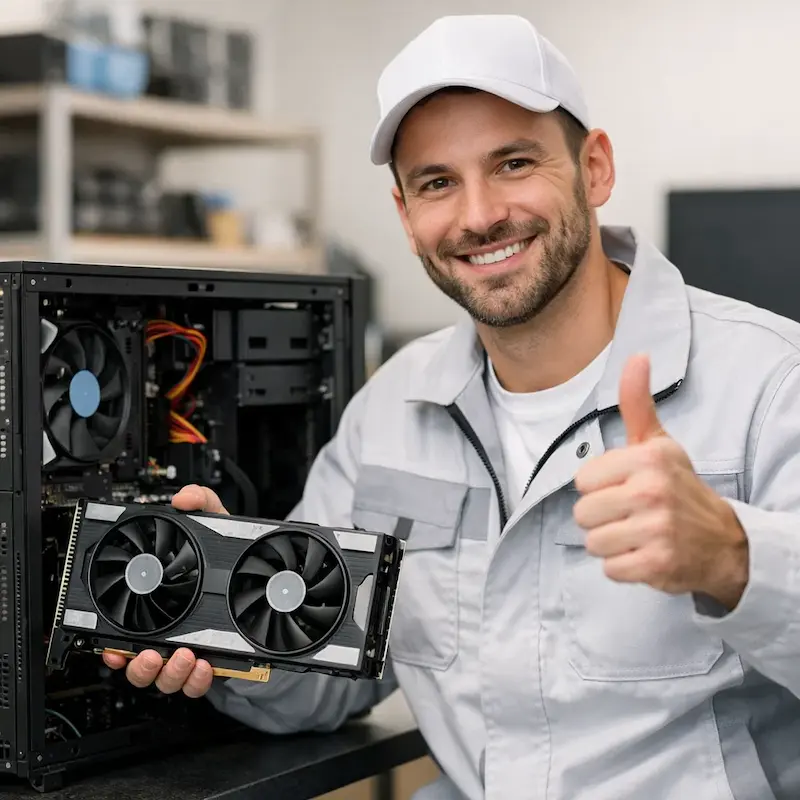 установка видеокарты на ПК в Ялте