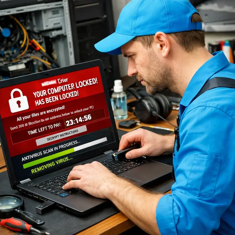 Удалить винлокер в Ялте